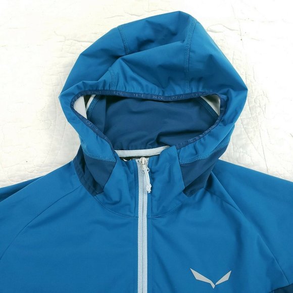 NWT Salewa Pedroc 2 SW DST Stormwall Durastretch Jacket Womens Size Medium Blue - Picture 10 of 11